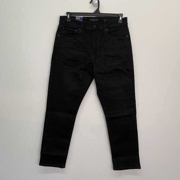 Lucky Brand Men's Jeans 412 Athletic Slim Stretch Denim Black Jean Size 32 x 30
